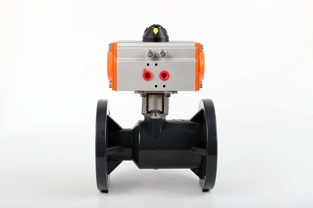 烈山气动法兰一体球阀